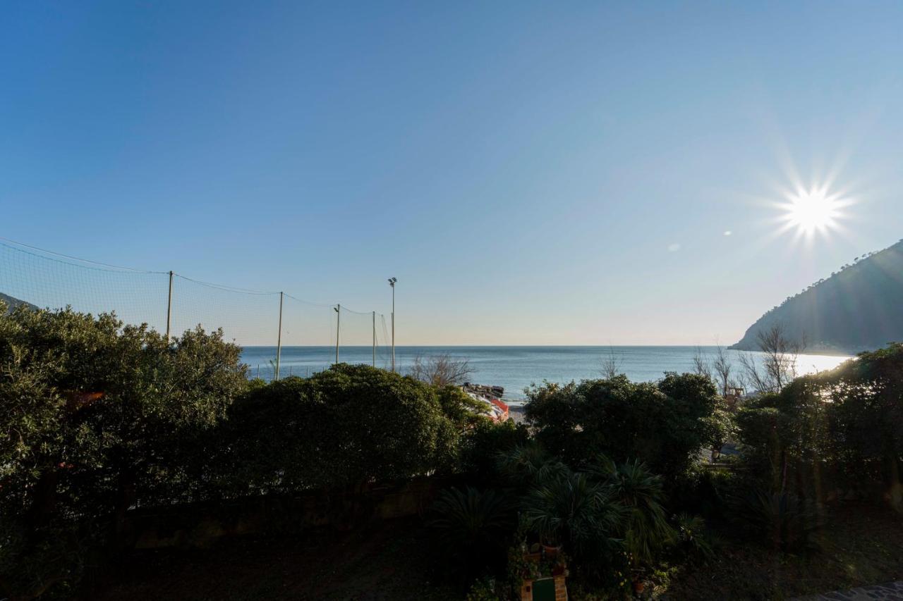 111 - Casa La Secca Vista Mare, 100Metri Dalla Spiaggia E Mare Moneglia Exterior foto